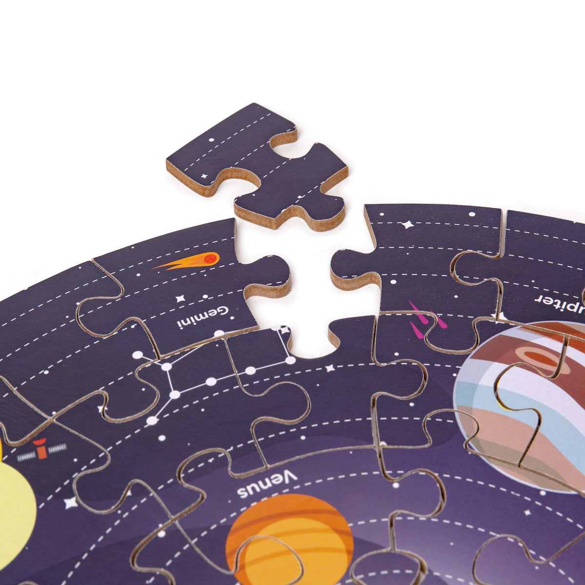 Bigjigs Toys Space Explorer Solar System Floor Puzzle - 50 Pieces