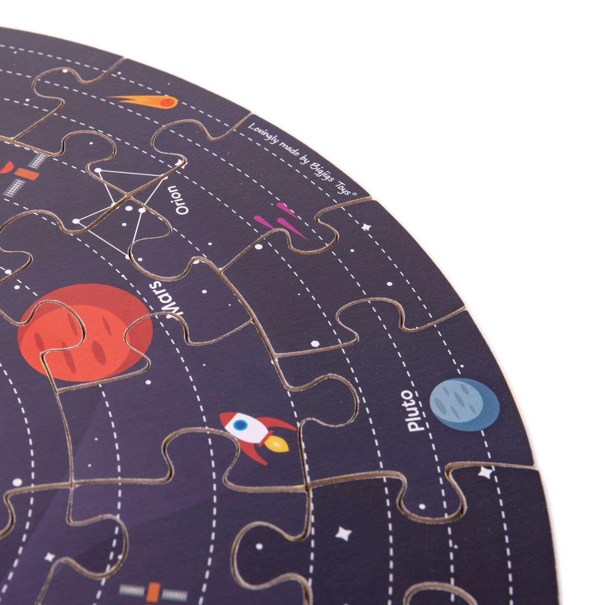 Bigjigs Toys Space Explorer Solar System Floor Puzzle - 50 Pieces