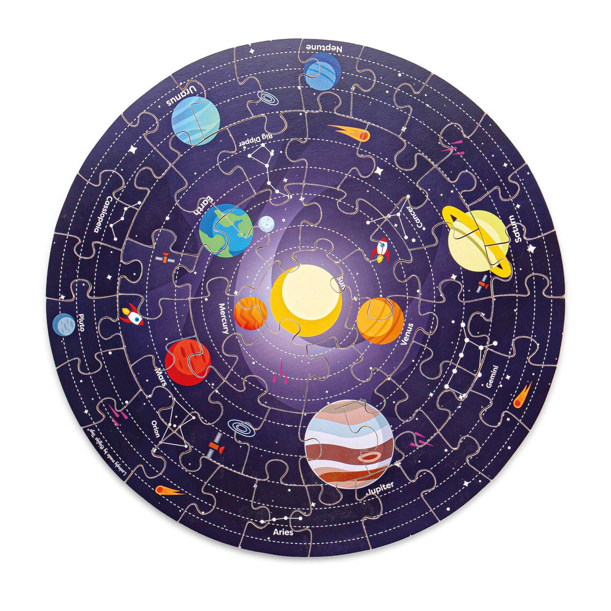 Bigjigs Toys Space Explorer Solar System Floor Puzzle - 50 Pieces