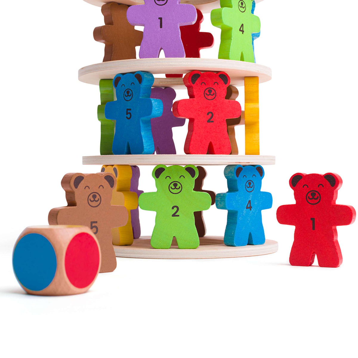 Bigjigs Toys Tumbling Teddies Wooden Game