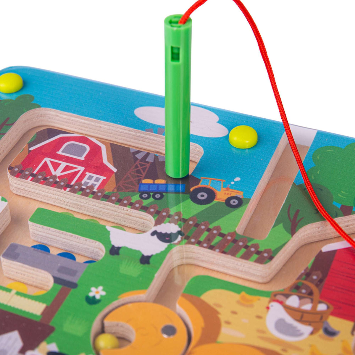 Bigjigs Toys Puzzle Bigjigs Toys Wooden Farmyard Maze Puzzle