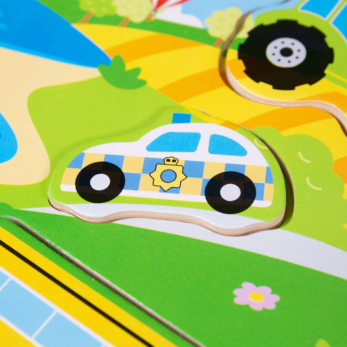 Bigjigs Toys Wooden Transport Sound Puzzle