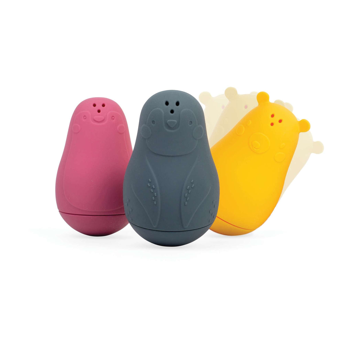 Bigjigs Toys Silicone Bath Buddies - Set of 3