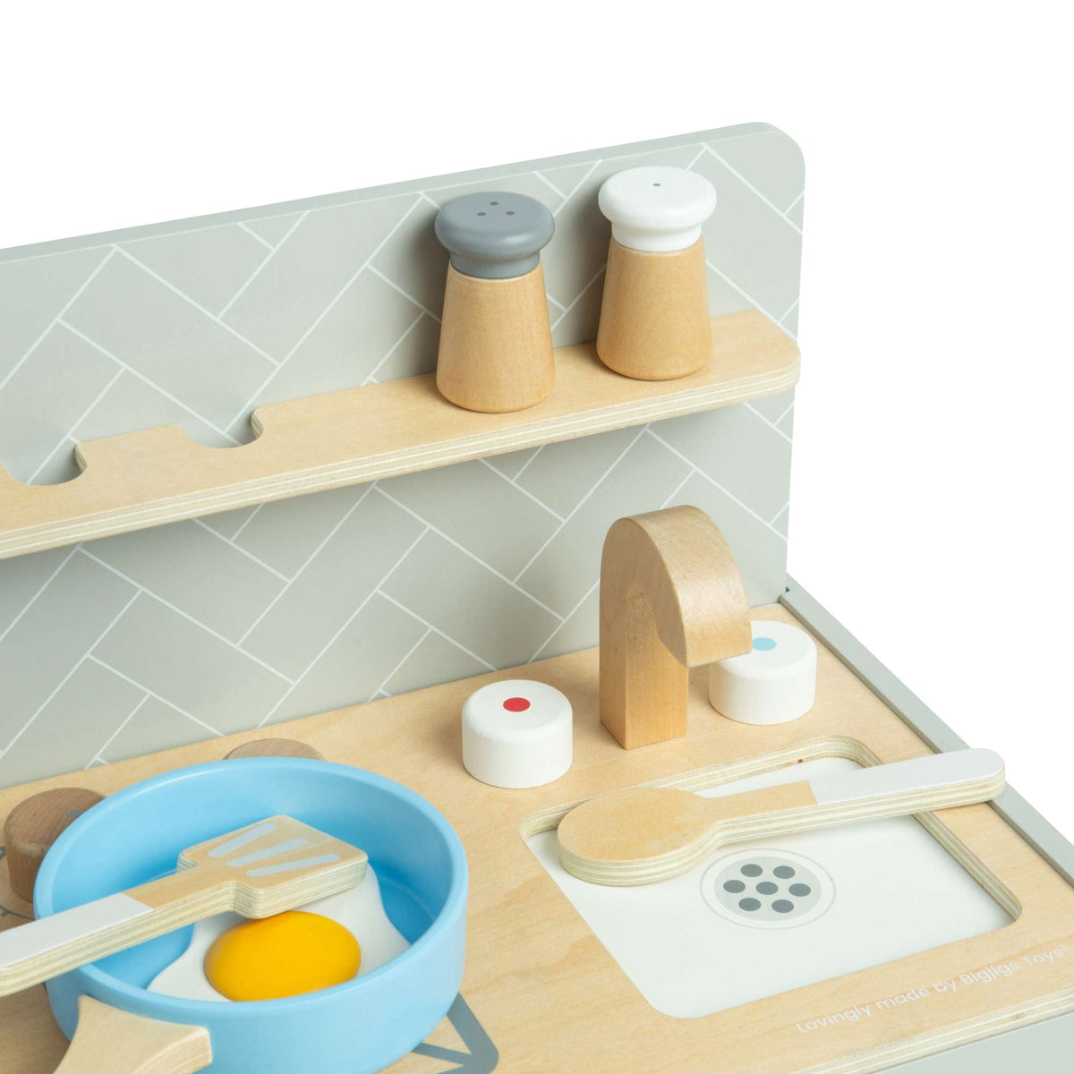 Bigjigs Toys Wooden Tabletop Kitchen