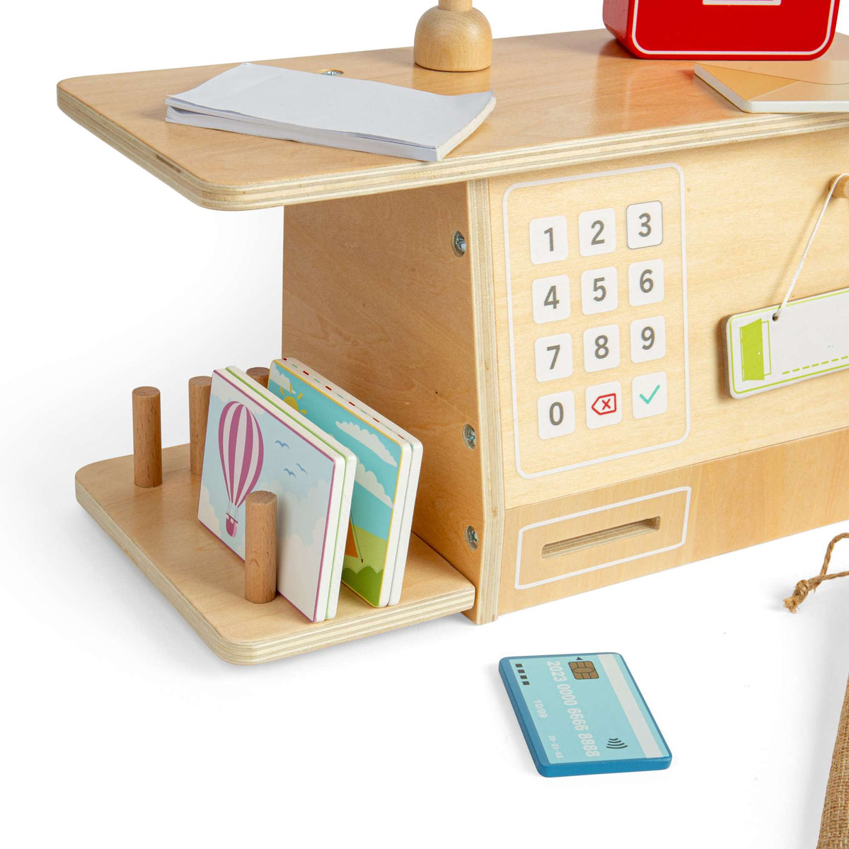 Bigjigs Toys Wooden Post Office Set