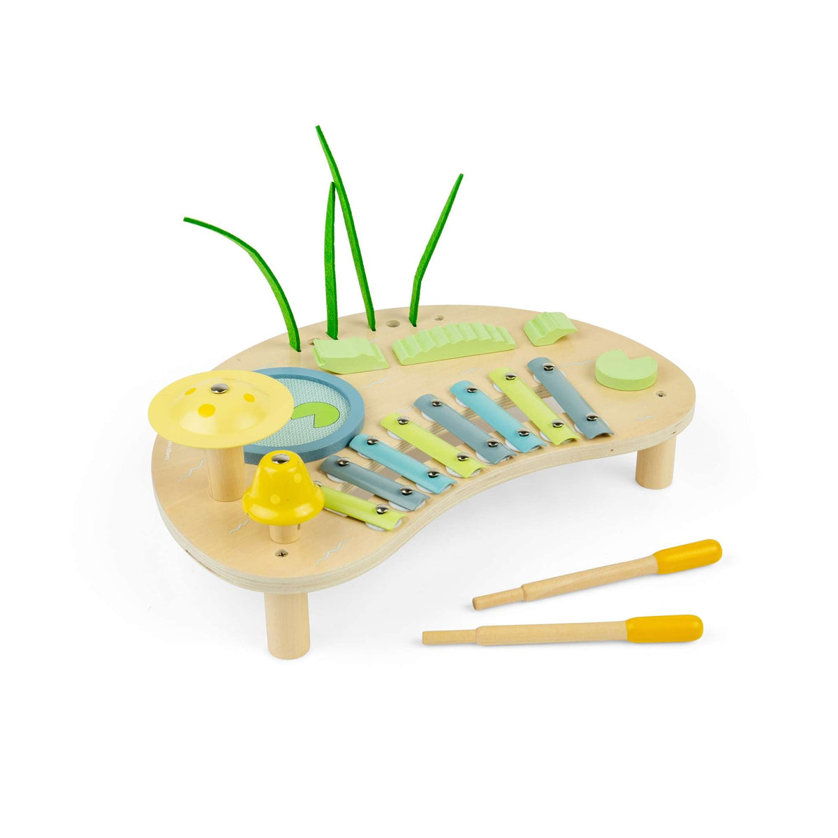 Bigjigs Toys Wooden Jungle Music Bench