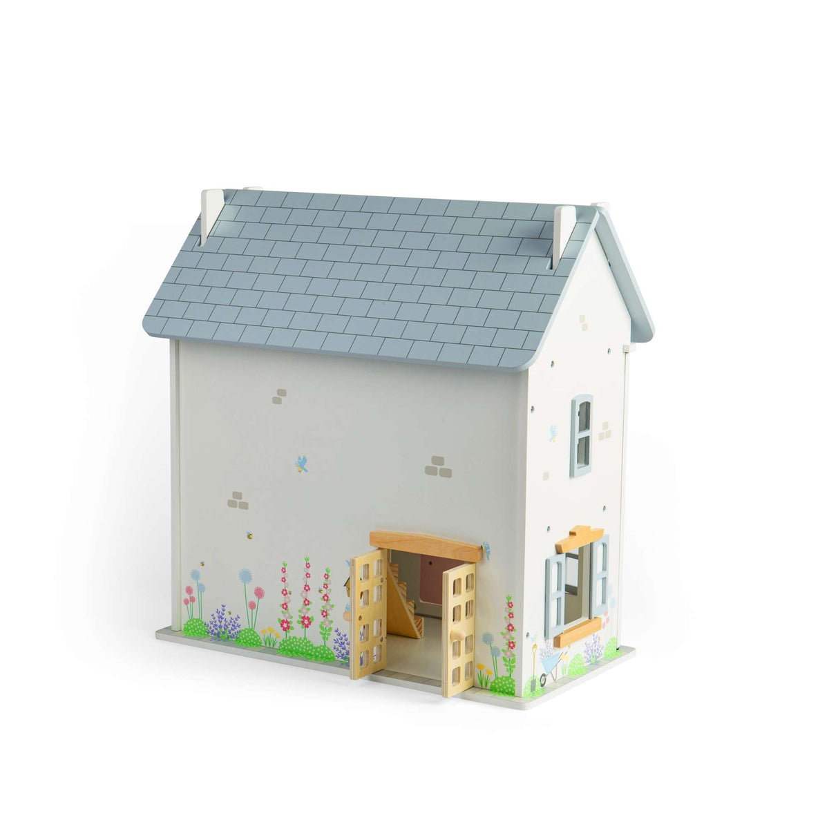Bigjigs Toys Summer Cottage Wooden Doll's House