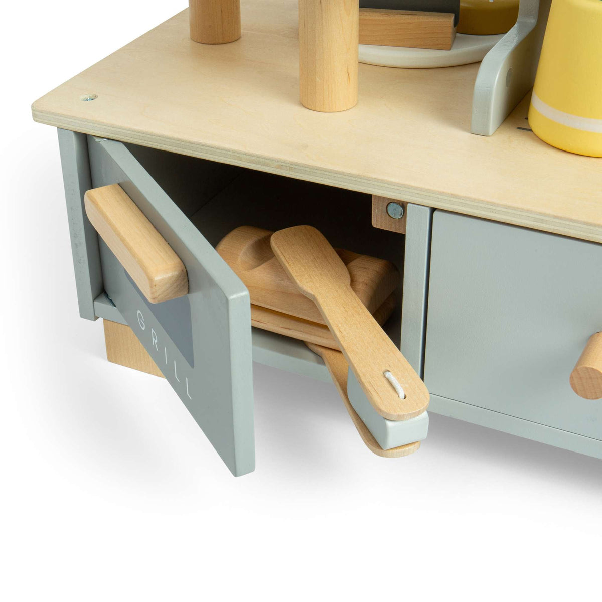 Bigjigs Toys Wooden Coffee Shop - 32 Pieces