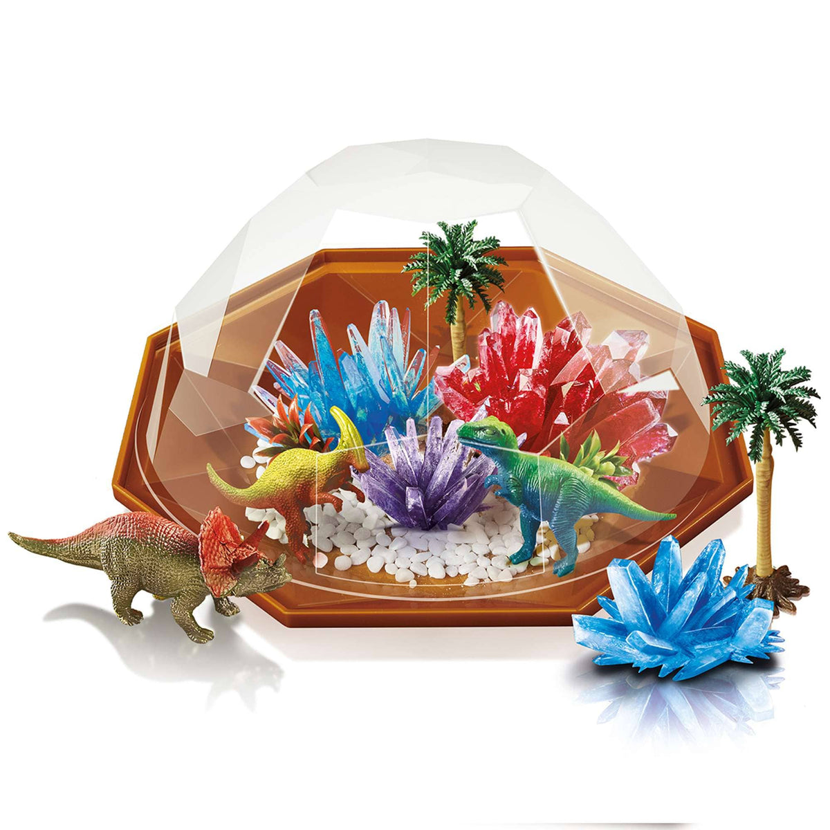 4M Science Kit 4M Crystal Growing Dino Crystal Terrarium