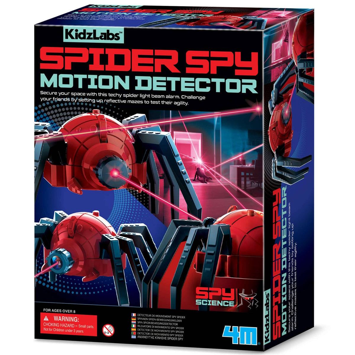 4M KidzLabs Spider Spy Motion Detector