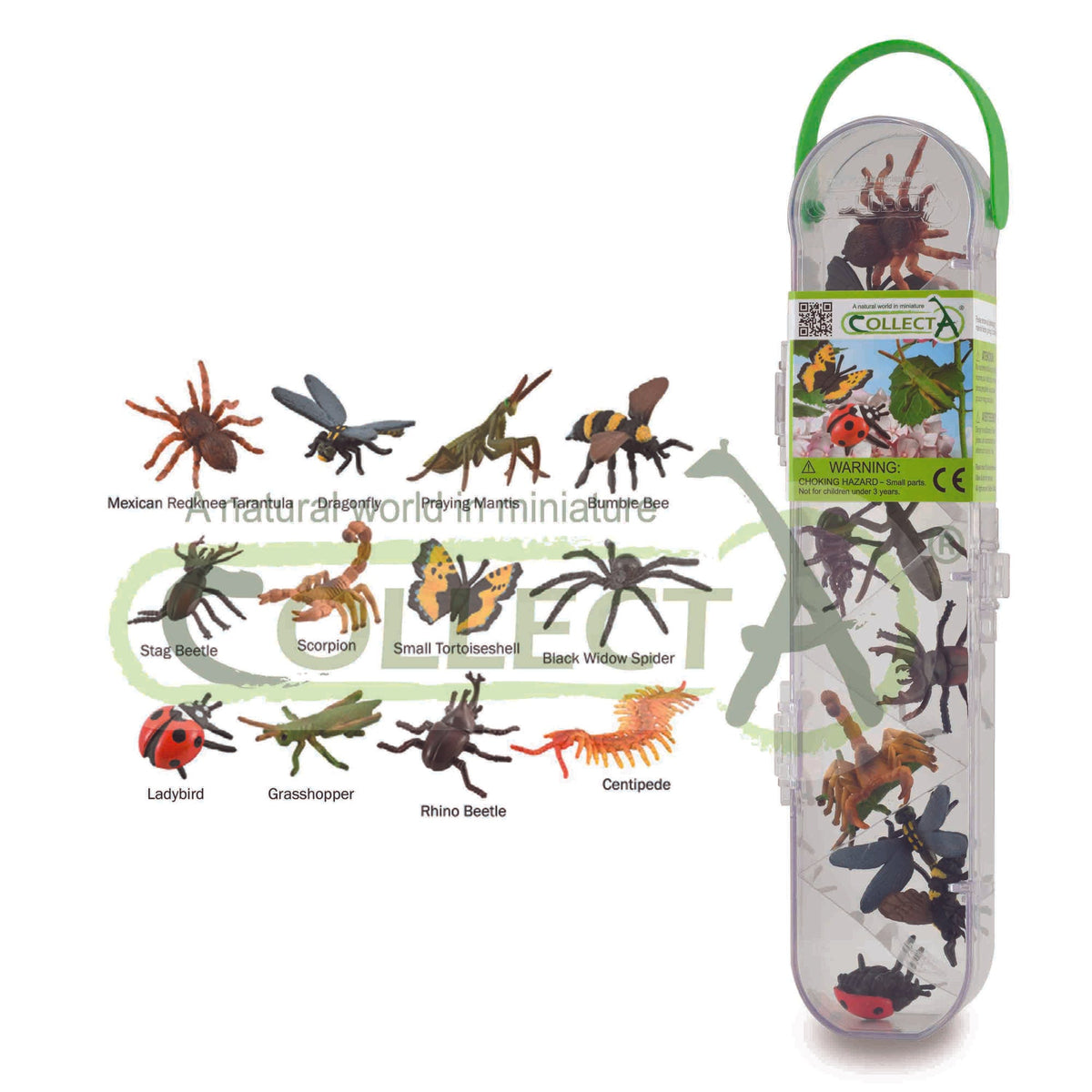 CollectA Mini Insects & Spiders Box - 12 Figures