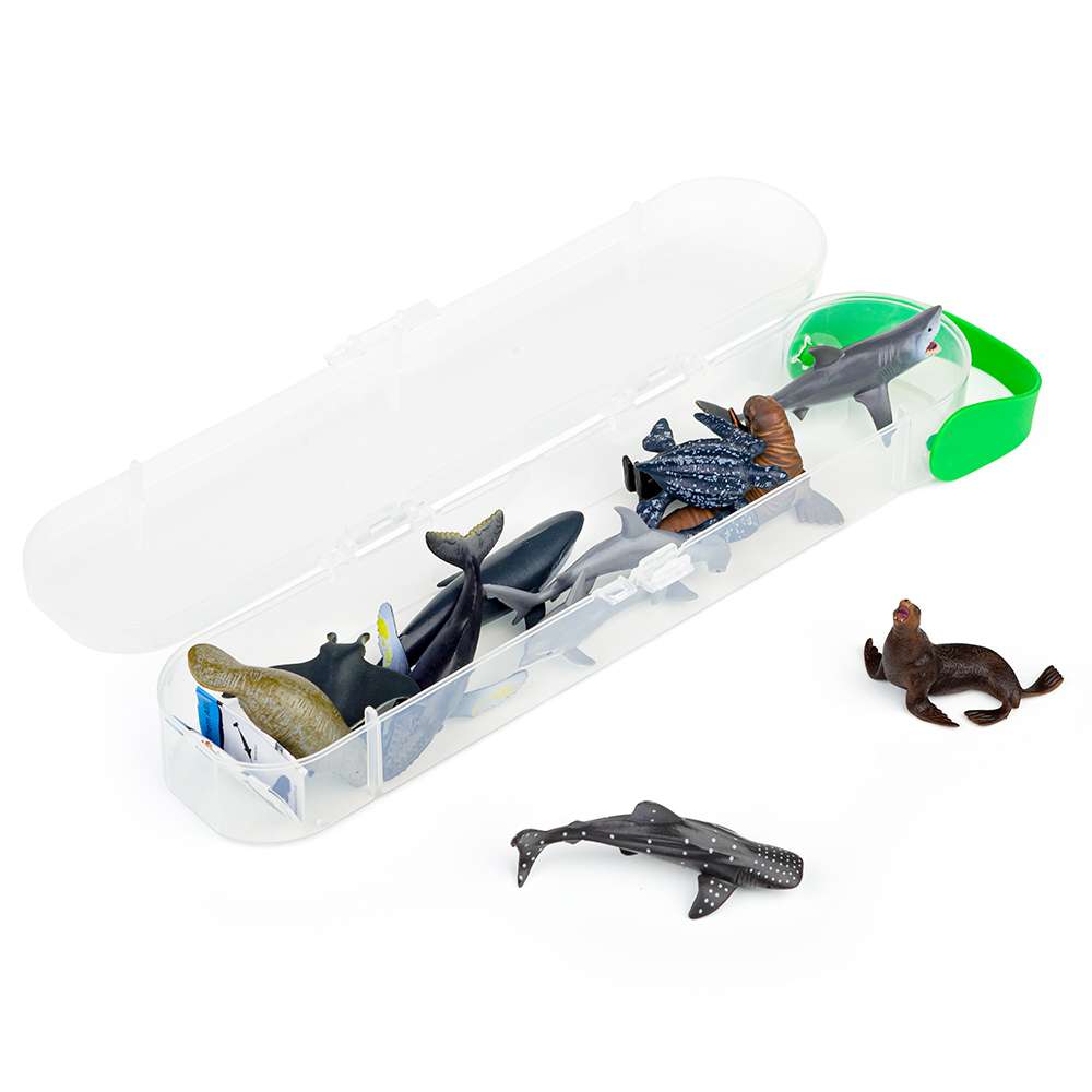 CollectA Mini Sea Animals Box - 12 Figures