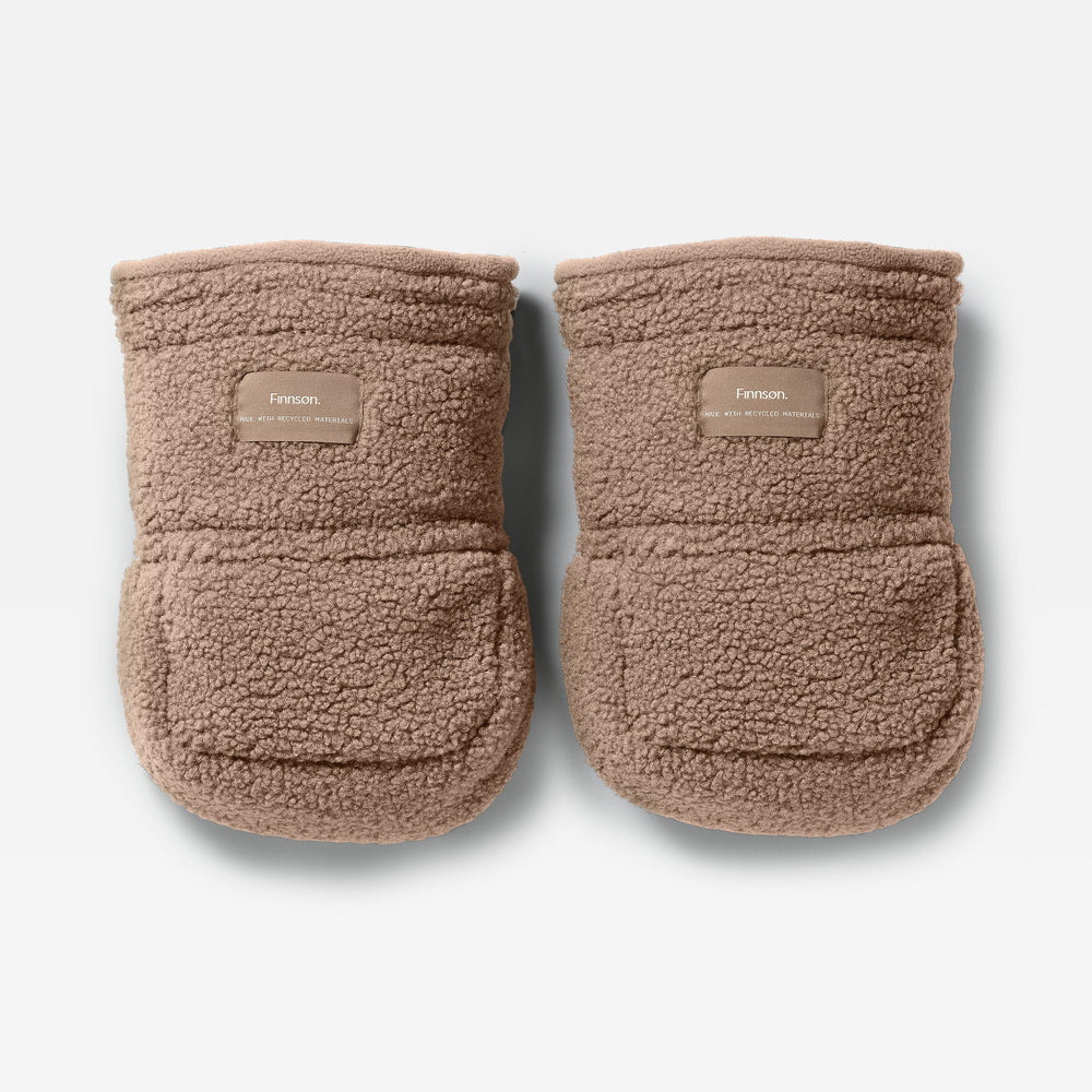 Finnson Astrid Universal Stroller Mittens - Mocha Borg