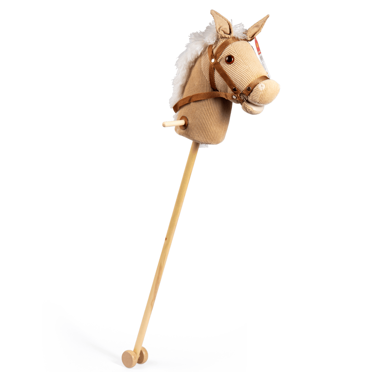 Bigjigs Toys Cord Wooden Hobby Horse