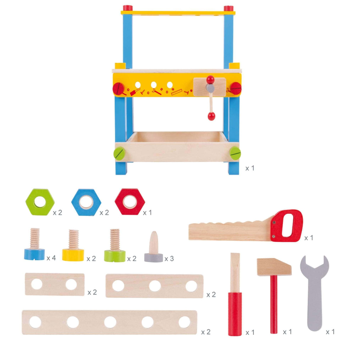 Bigjigs Toys My First Wooden Workbench - image 2