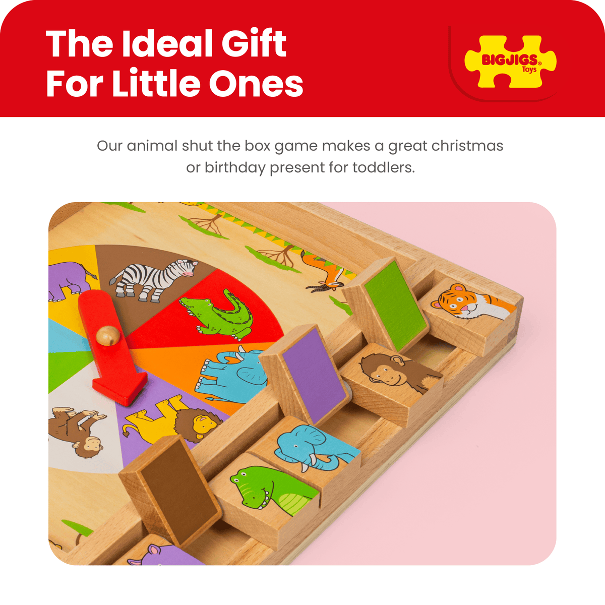 Bigjigs Toys Animal Shut the Box Game - image 6