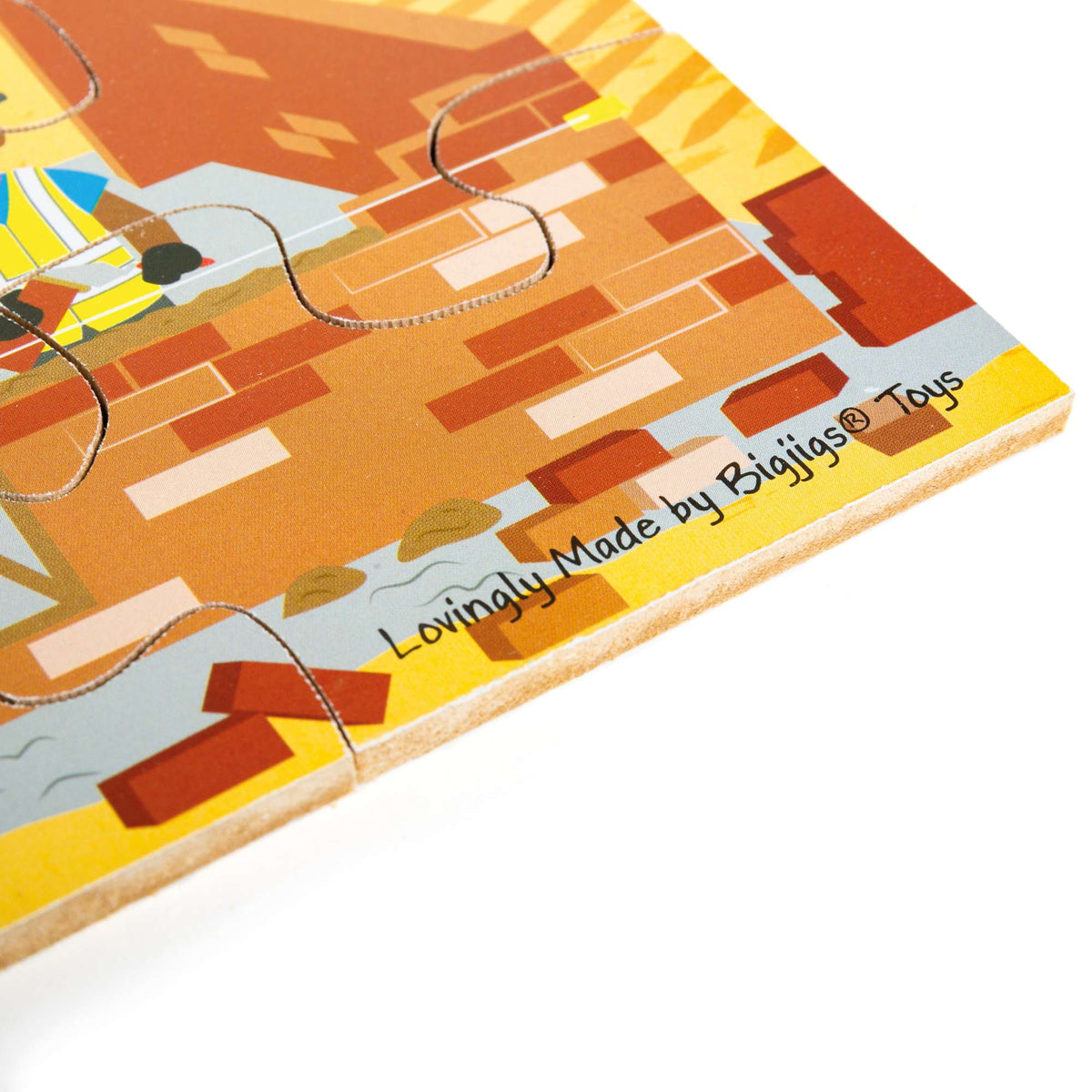 Bigjigs Toys Construction Site Floor Puzzle - 48 Pieces
