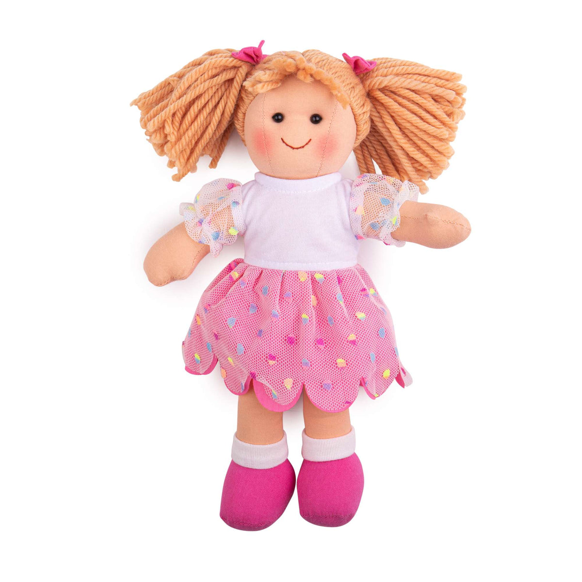 Bigjigs Toys Darcie Rag Doll - Small 28cm
