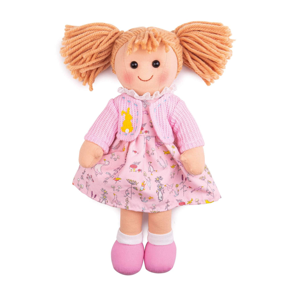 Bigjigs Toys Ella Rag Doll - Medium 34cm