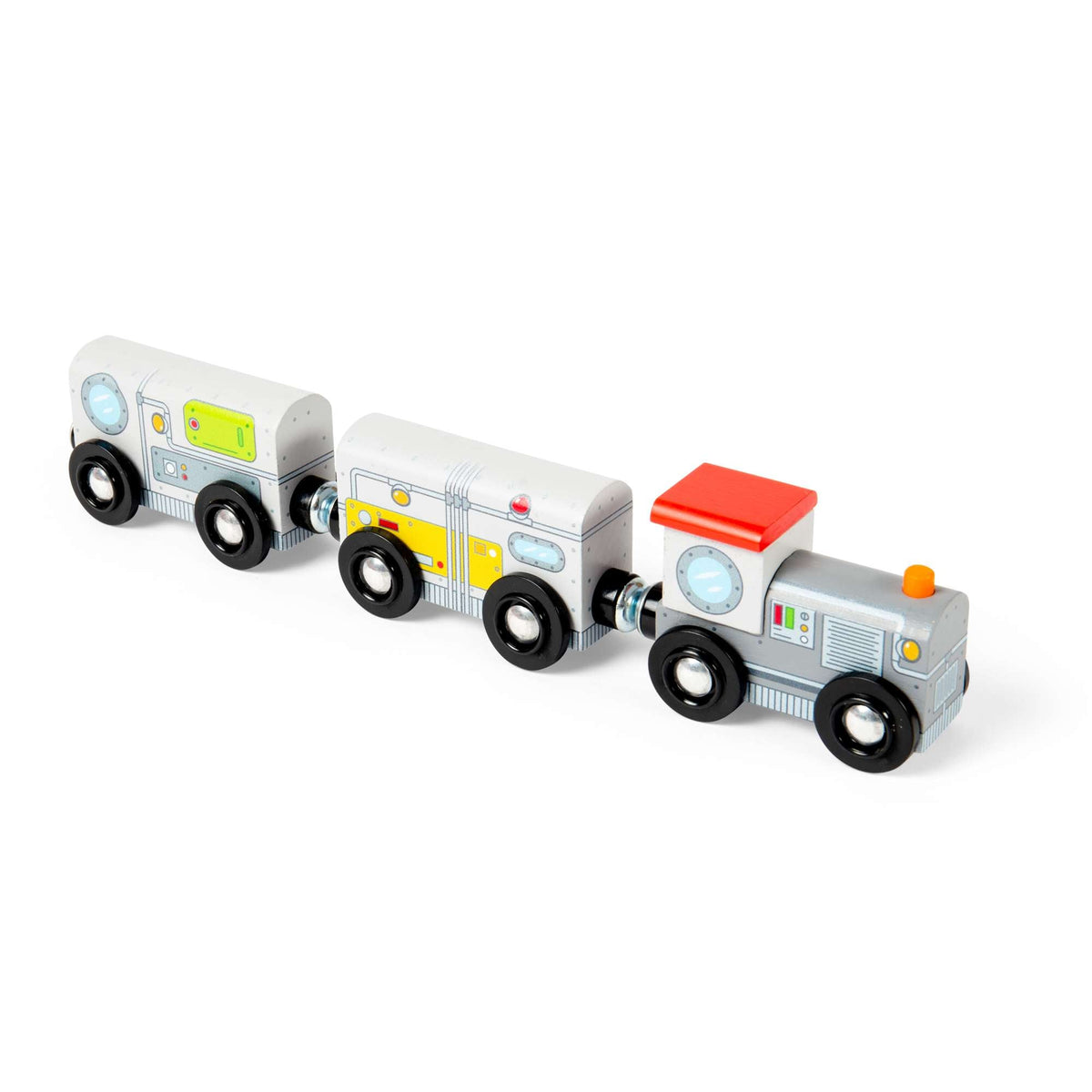 Bigjigs Rail Space Train Set - 40 Pieces