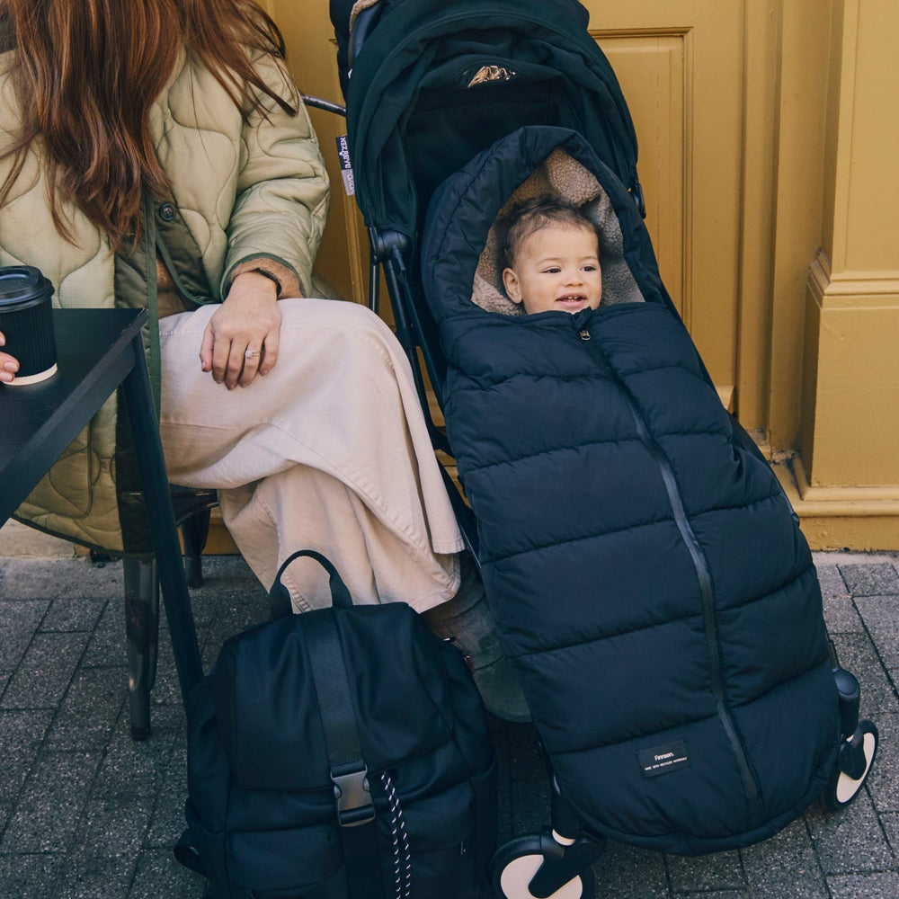 Finnson Alma Universal Quilted Footmuff - Black