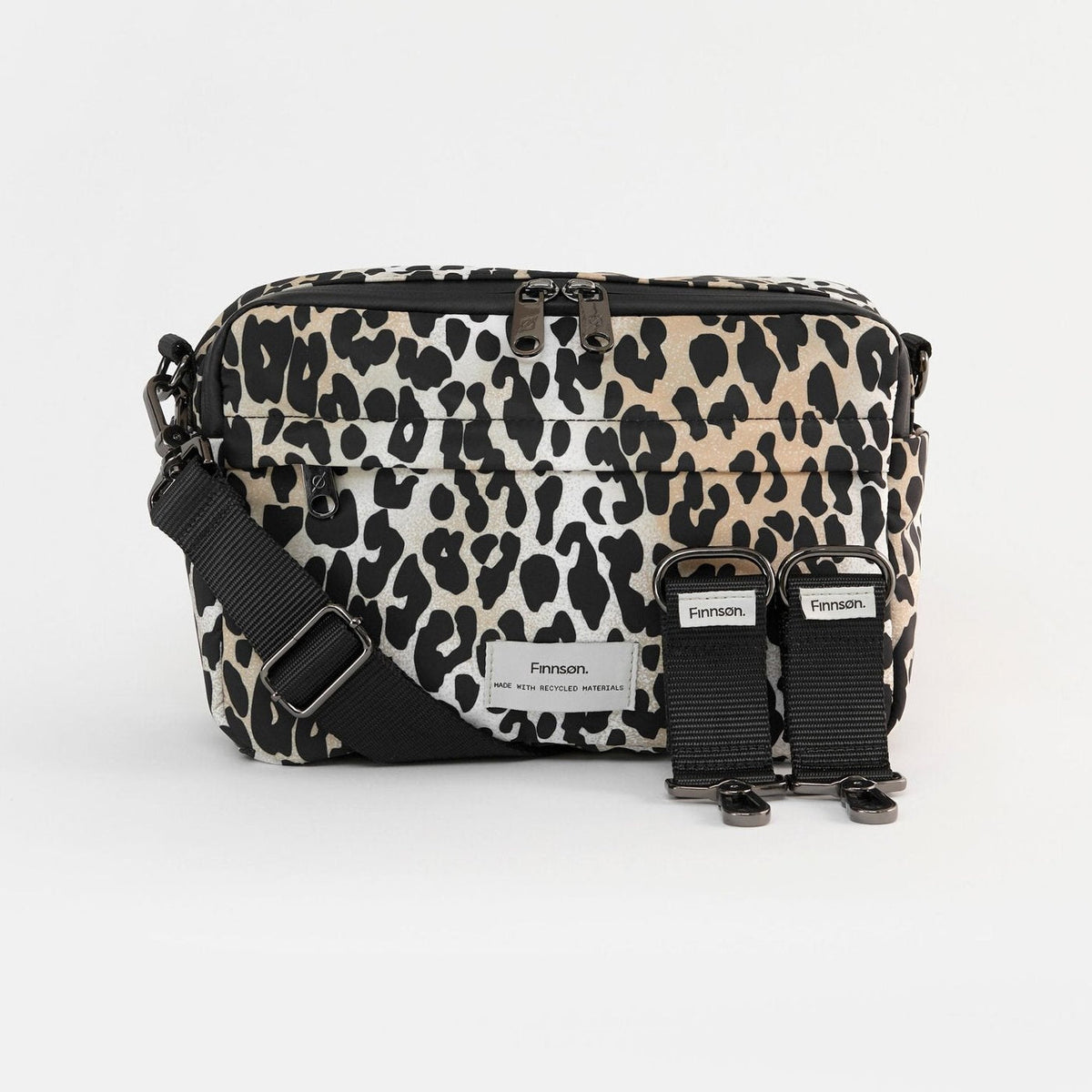 Finnson Frida Stroller Organiser with Clips - Leopard
