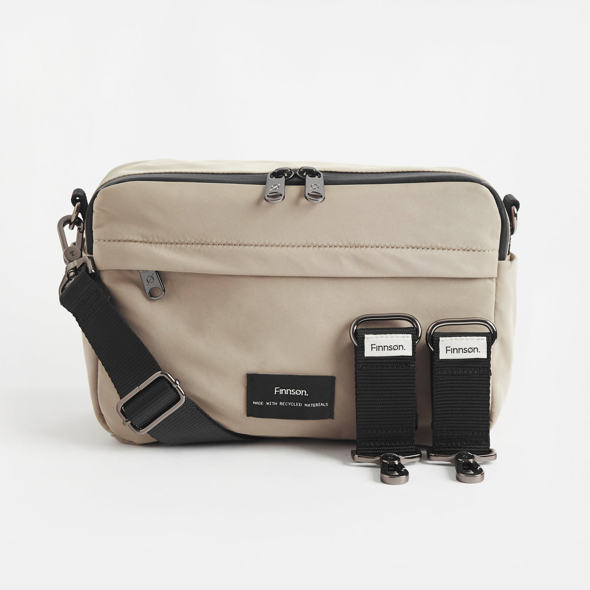 Finnson Frida Stroller Organiser with Clips - Taupe