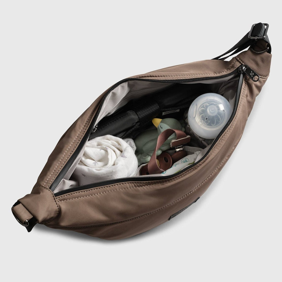 Finnson Osma Stroller Organiser with Clips - Mocha