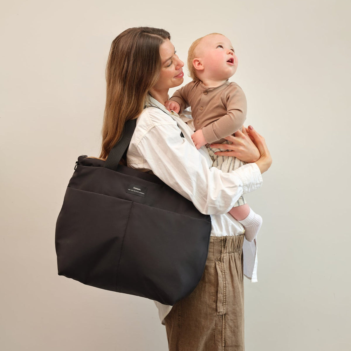 Finnson Sigrid Changing Bag with Changing Mat - Black