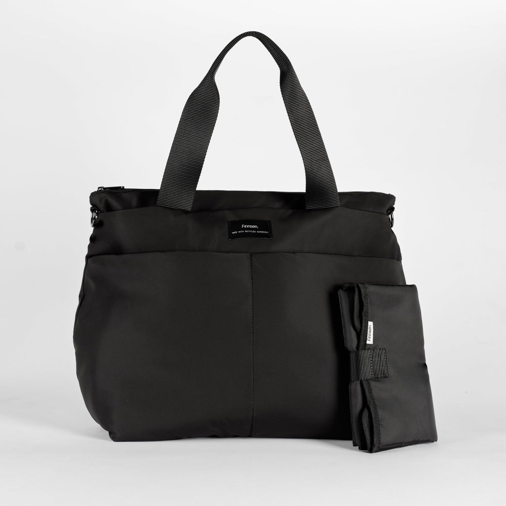 Finnson Sigrid Changing Bag with Changing Mat - Black
