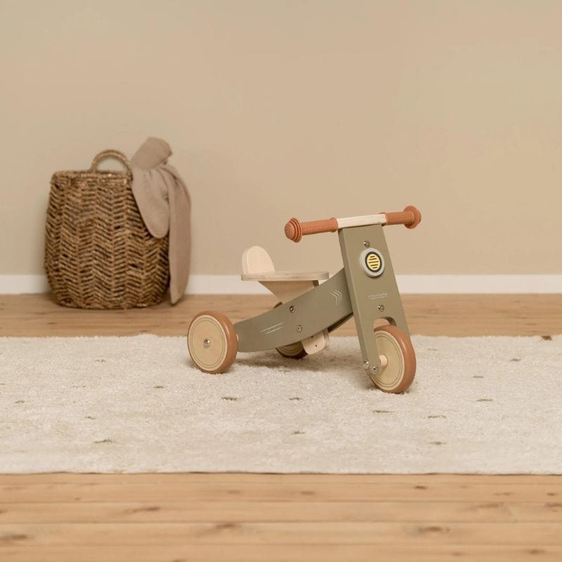 Little Dutch Tricycle Little Dutch Wooden Tricycle (Olive)