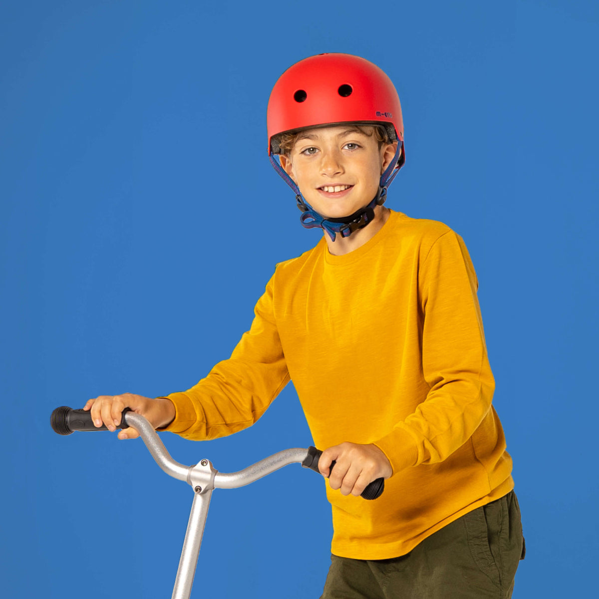 Micro Plain Helmet - Red