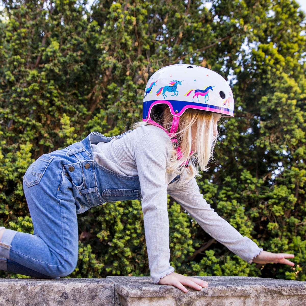 Micro Printed Helmet - Unicorn