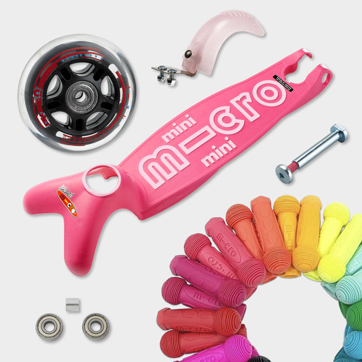 Micro Mini Micro Deluxe LED Scooter - Pink