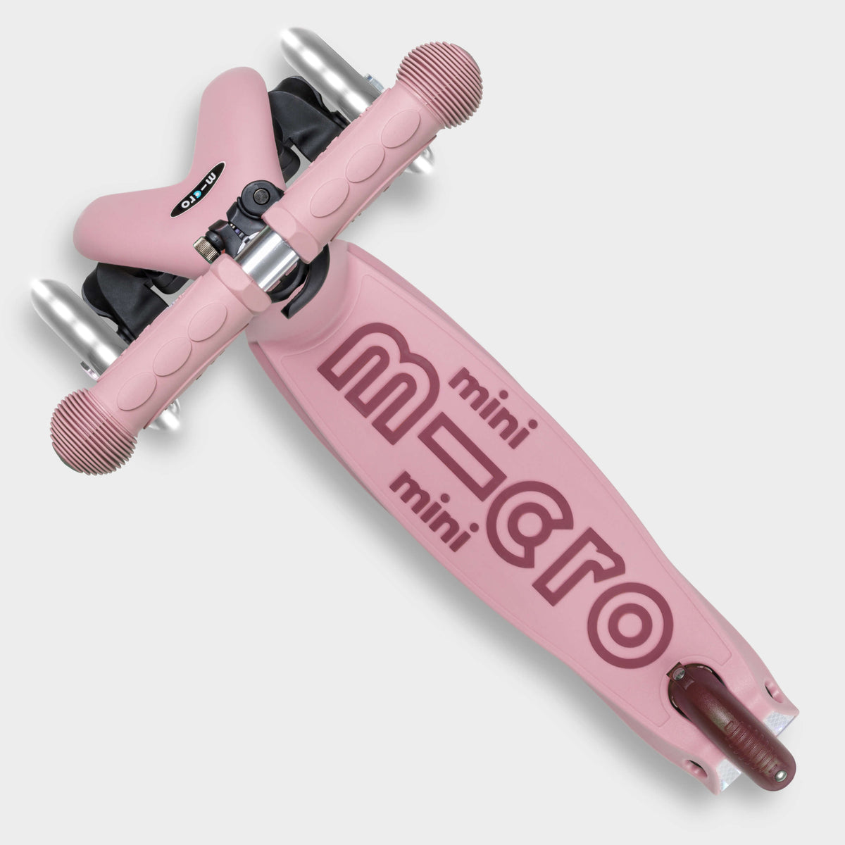 Micro Mini2Grow Deluxe LED Scooter with Seat - Rose Pink