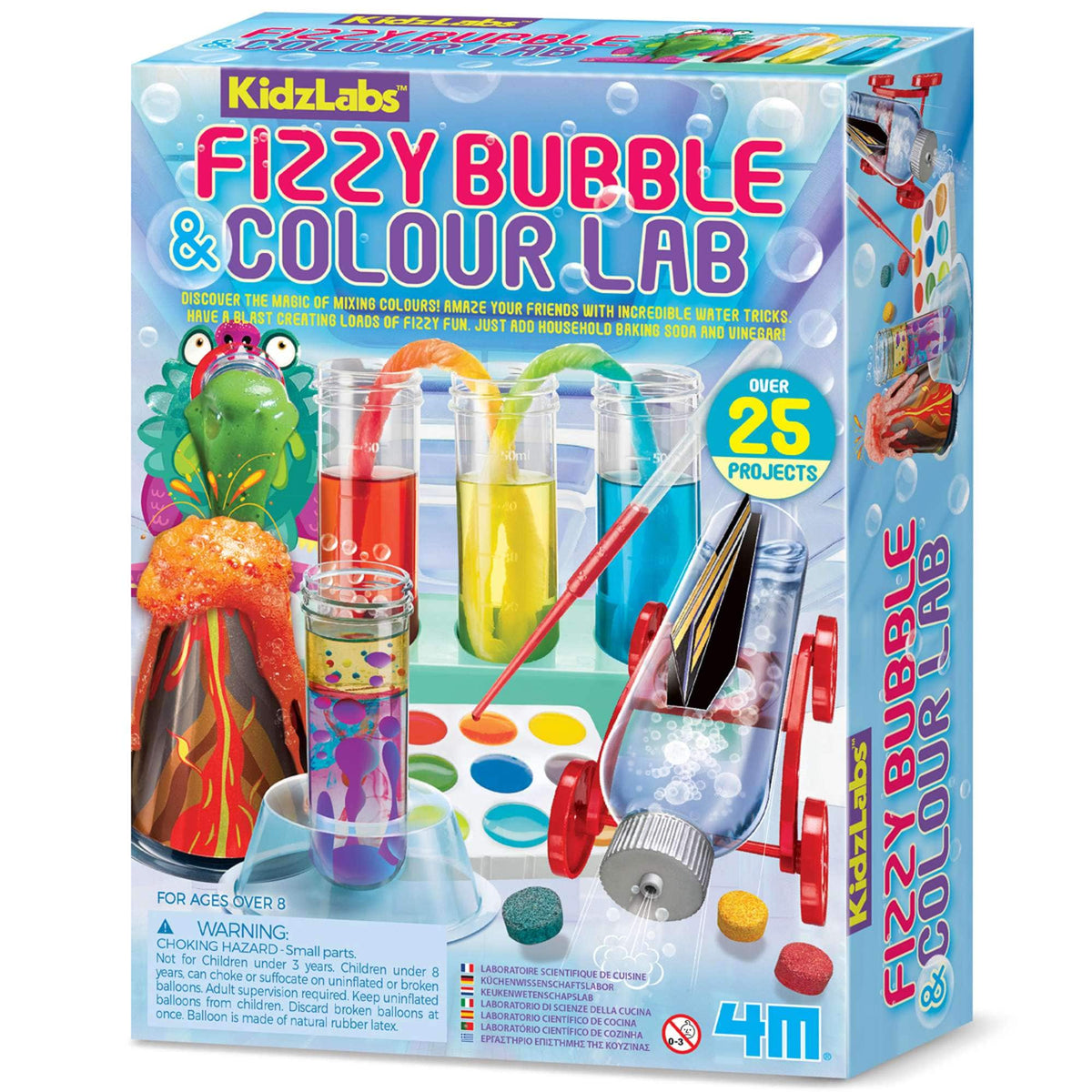 4M KidzLabs Fizzy Bubble & Colour Lab