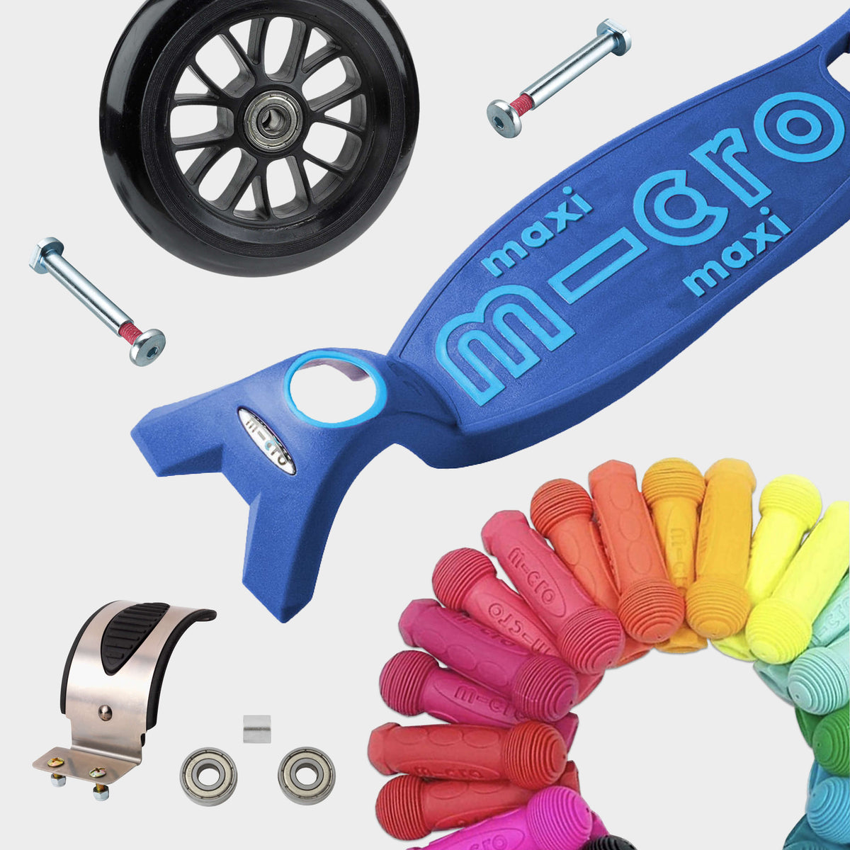 Micro Maxi Micro Deluxe LED Scooter - Navy