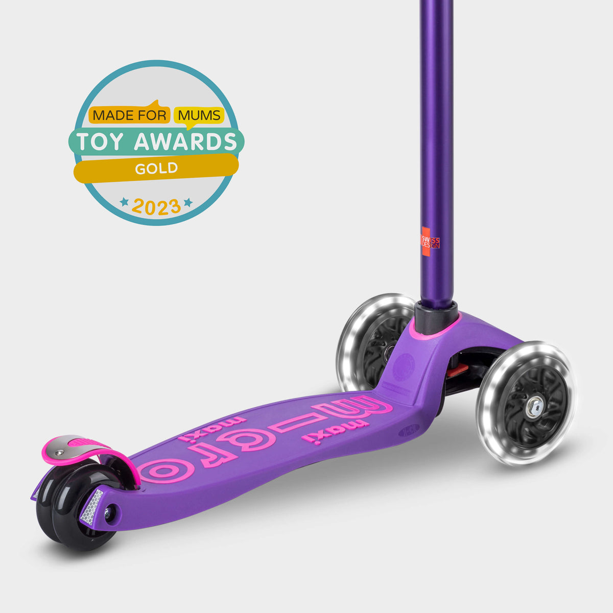 Micro Maxi Micro Deluxe LED Scooter - Purple