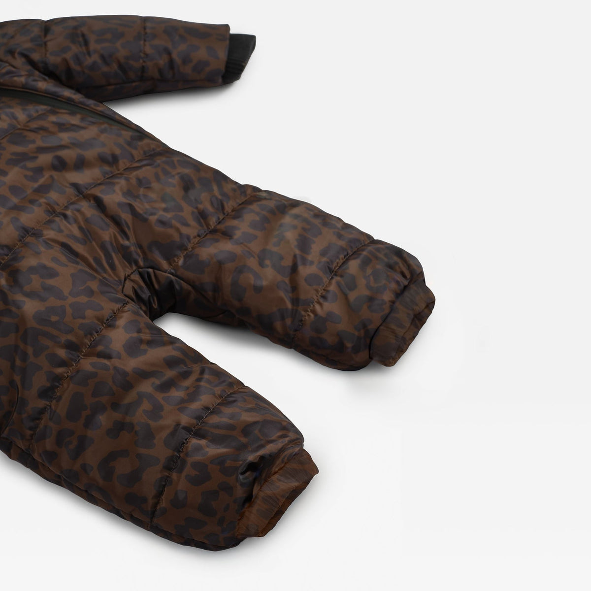 Finnson Anders Water-Repellent Snowsuit - Chocolate Leopard (Footless)