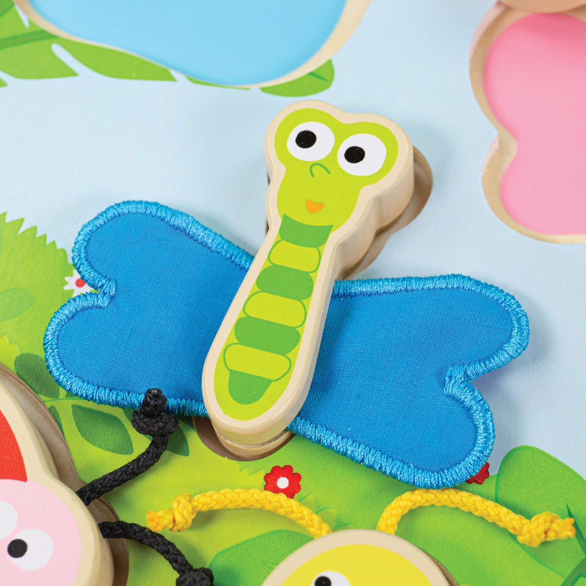 Tidlo Touch and Feel Wooden Puzzle - Insects