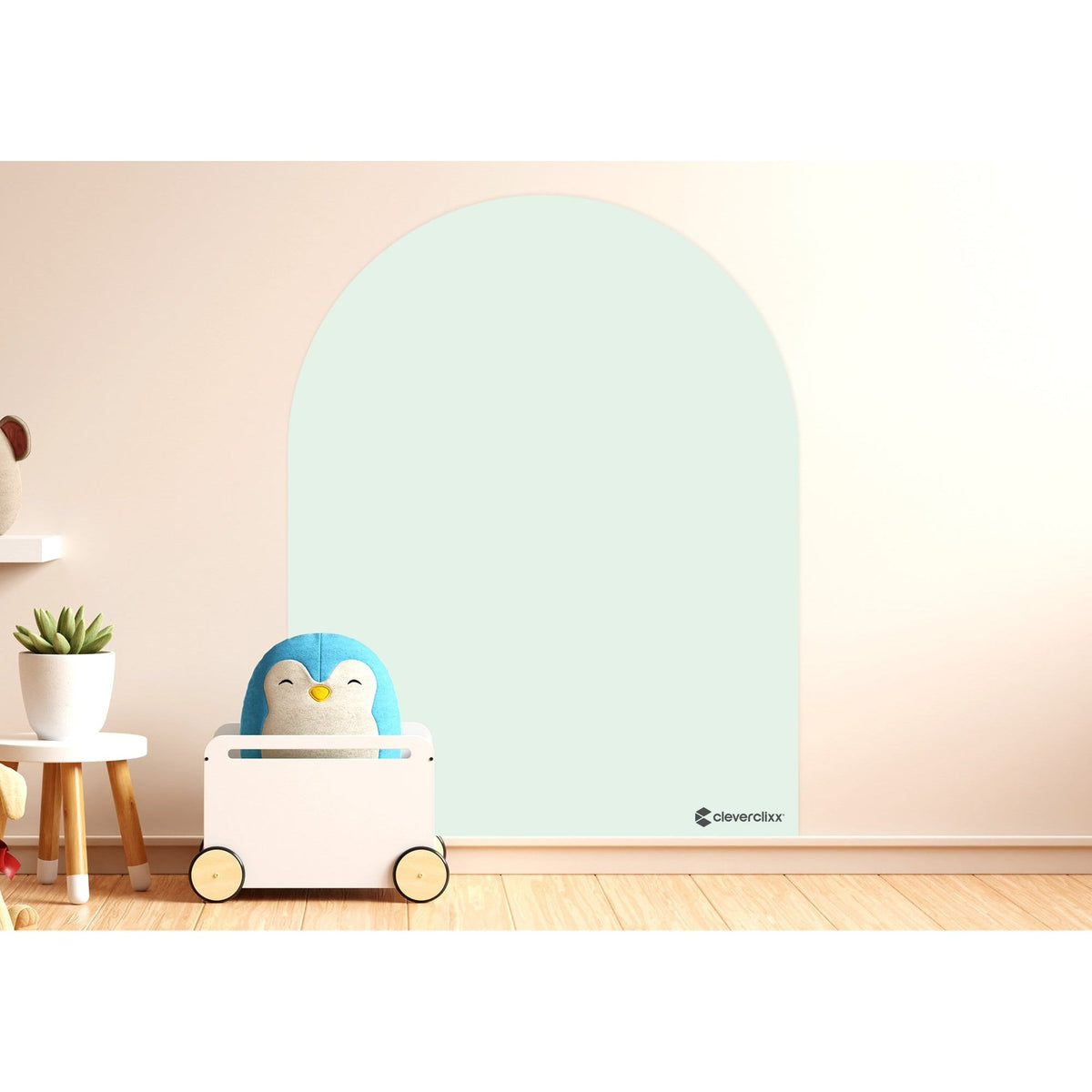 Cleverclixx Magnetic Wall Sticker 95 x 75 cm - Clever Blue