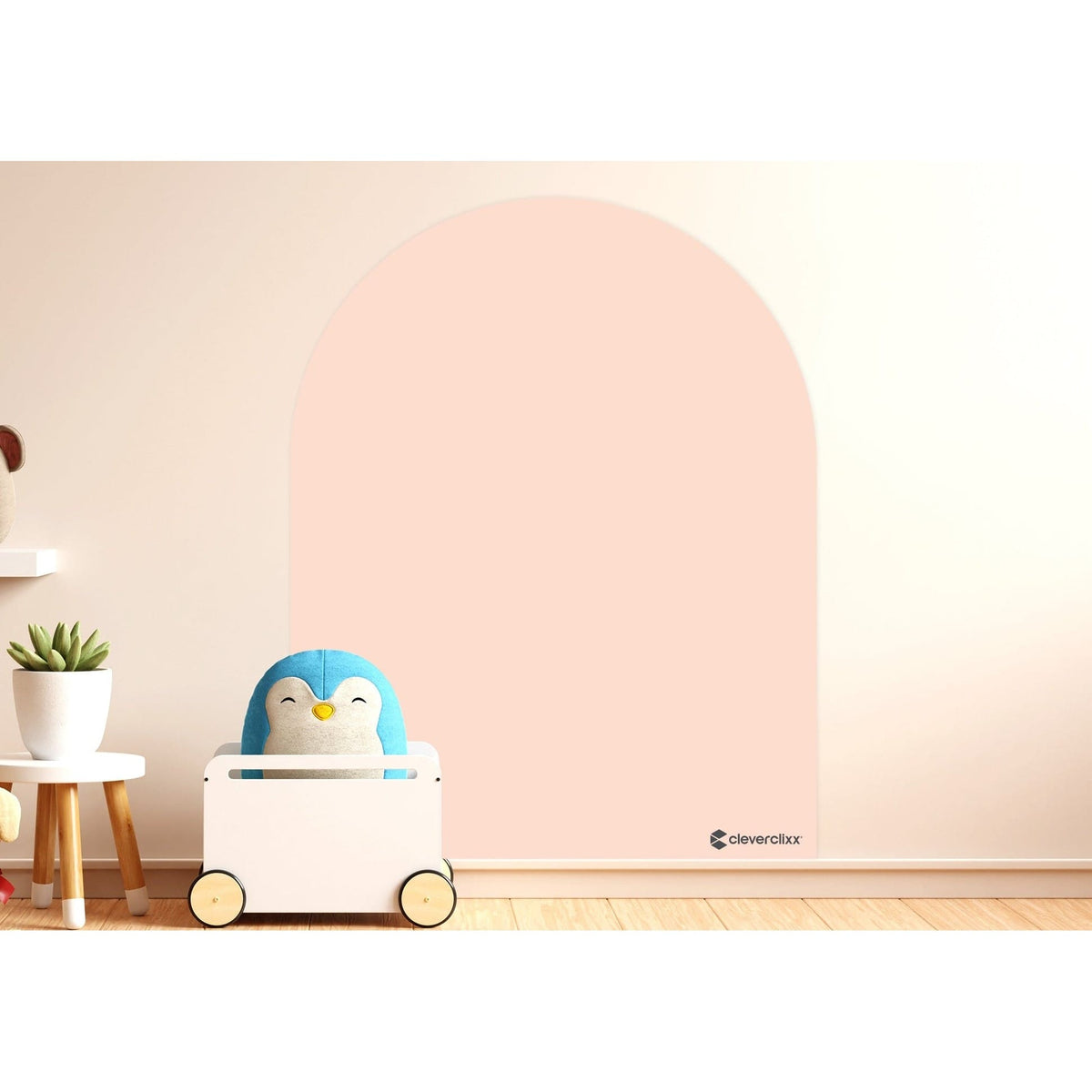 Cleverclixx Magnetic Wall Sticker 95 x 75 cm - Dream Pink