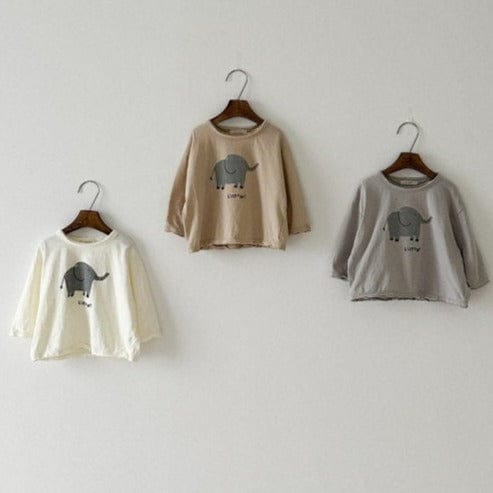 Anggo T-Shirt Unisex Elephant T-shirt (Cream)