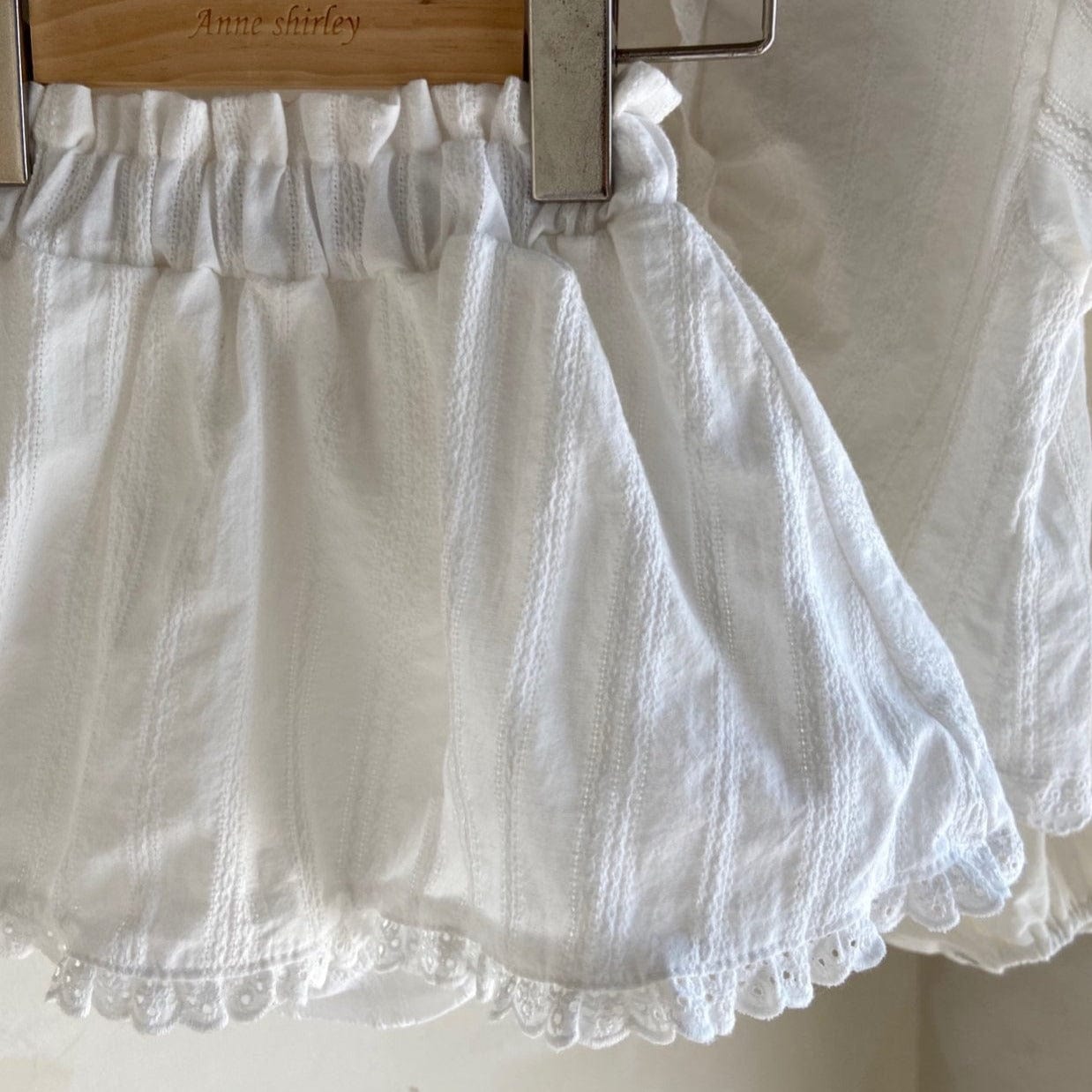Anne Shirley Skirt Shelly Bloomer Skirt (White)