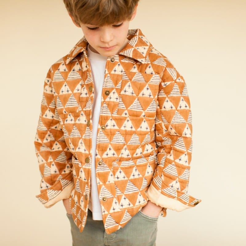Apaches Jacket Astral Quilted Jacket (Caramel)