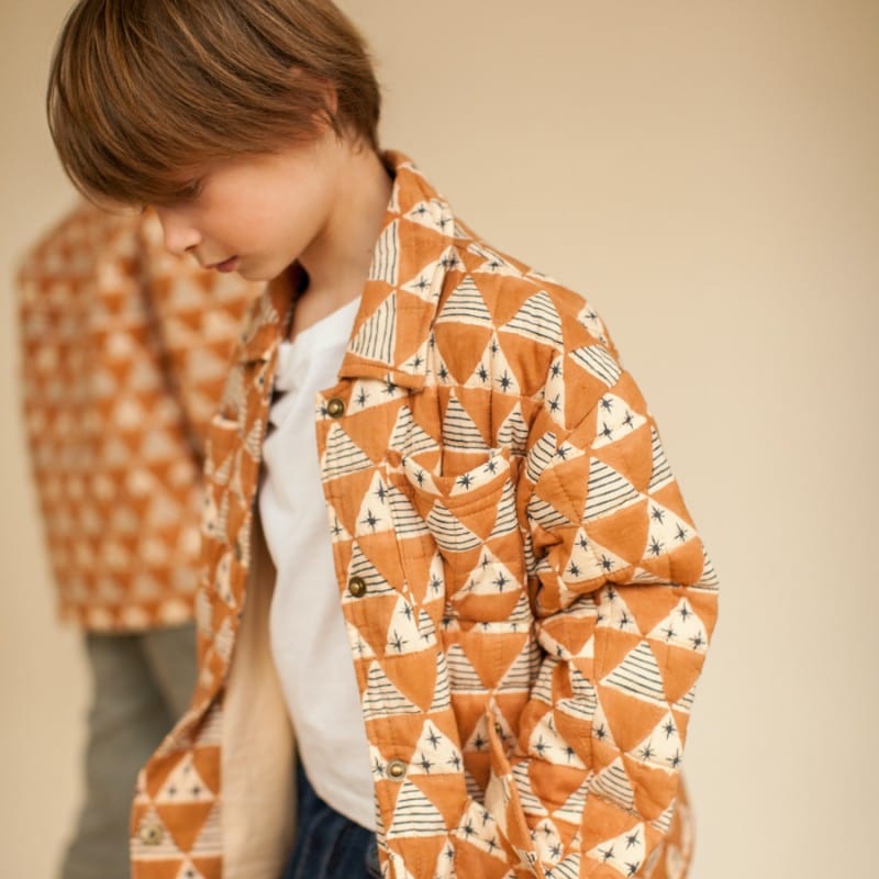 Apaches Jacket Astral Quilted Jacket (Caramel)
