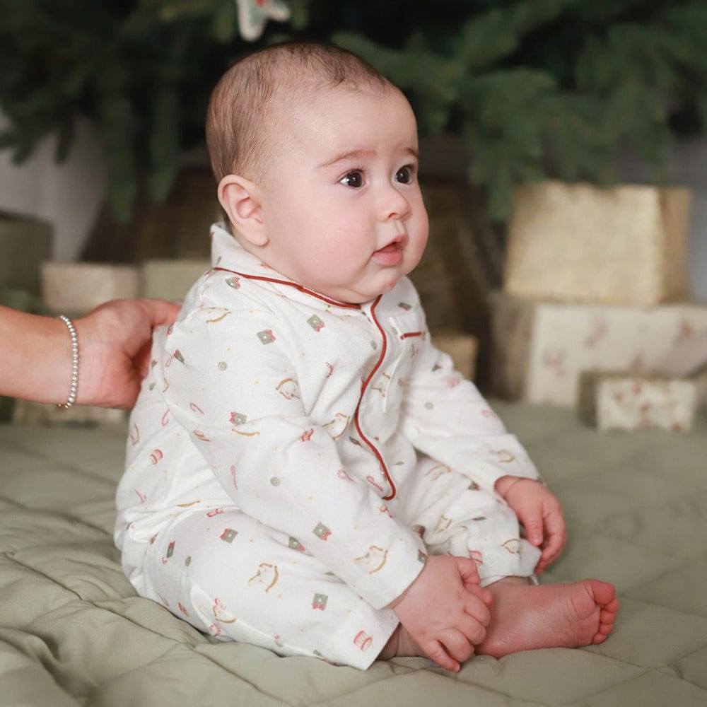 Avery Row Christmas Pj Avery Row Christmas Nutcracker Baby Sleepsuit