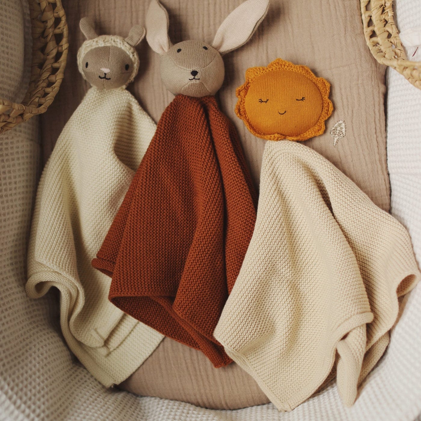 Avery Row Cuddle cloth Sheep Baby Cuddle Cloth