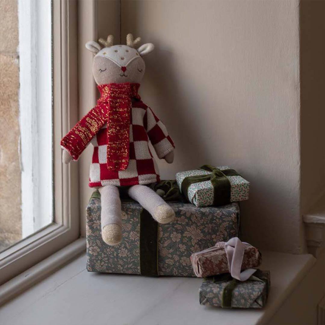 Avery Row Dolls Avery Row Knitted Doll - Christmas Reindeer