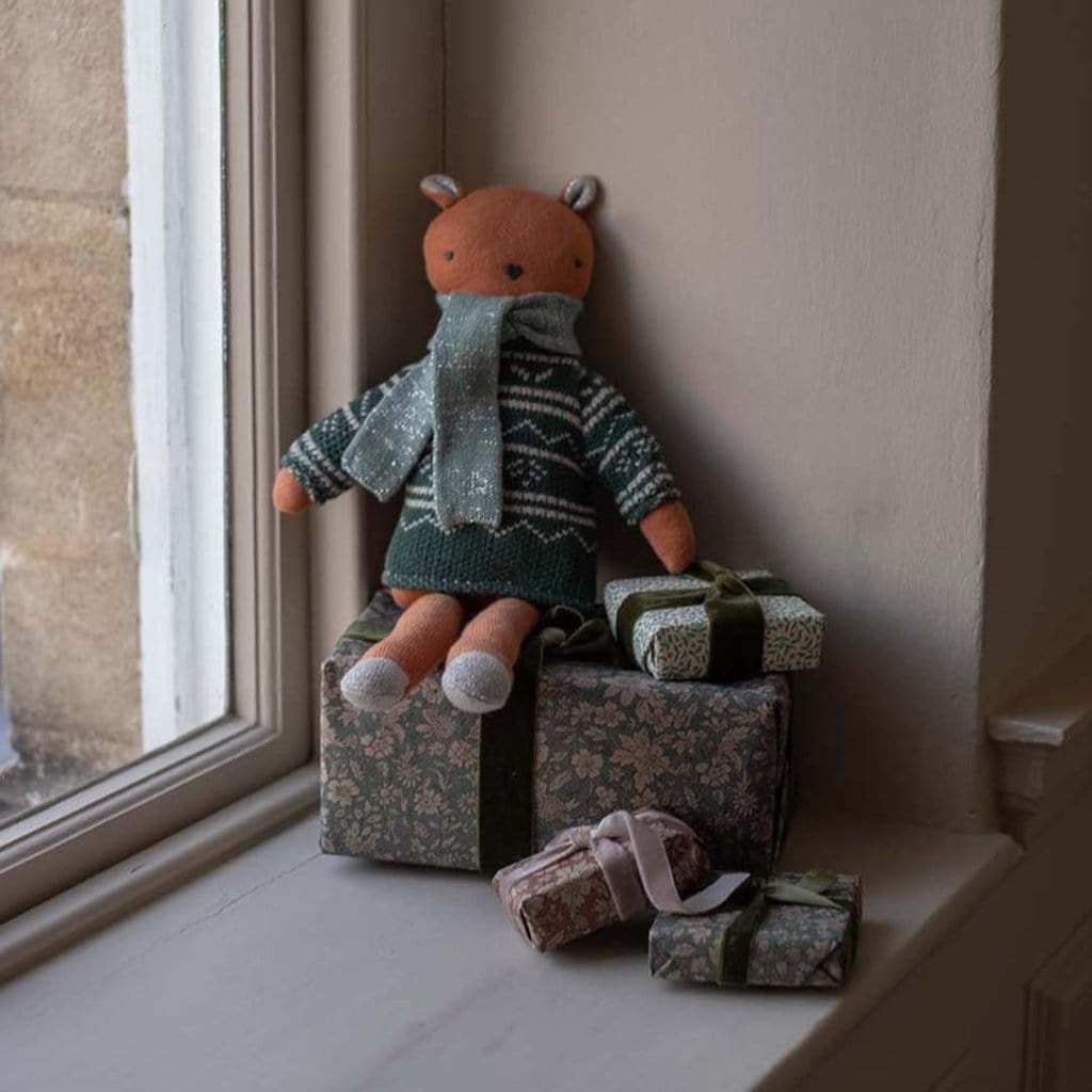 Avery Row Dolls Avery Row Knitted Doll - Christmas Squirrel